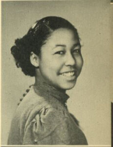 Photo of a young Gertrude Blanks